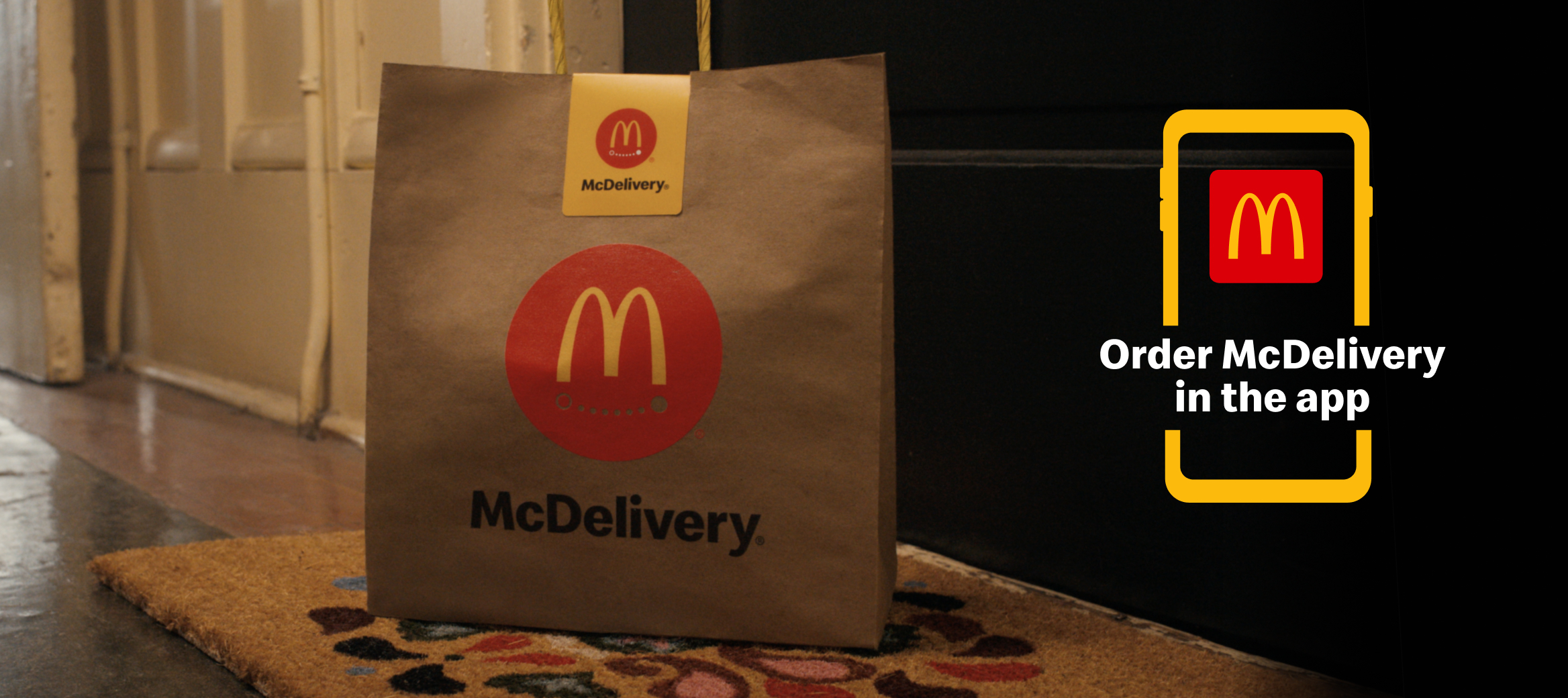 for McDelivery® brought to your doorstep, order McDelivery in the app